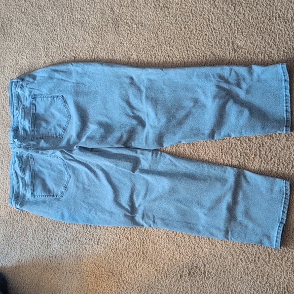 NYDJ Margot Girlfriend Light Wash Denim Jeans Size 14 W Petite - Picture 6 of 8